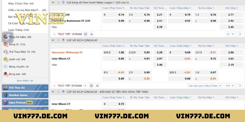 A-Sports Vin777 – Thế Giới Cá Cược Thể Thao Đa Dạng 3 A-Sports cập nhật kết quả cược siêu nhanh