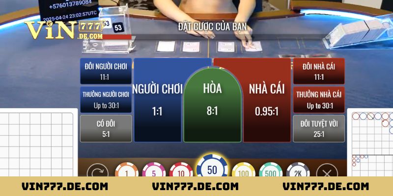 Baccarat Vin777 - Game Cược Có Số Lượng Bàn Chơi Khủng 3 Nắm vững luật rút lá bài thứ 3 để bách chiến bách thắng mọi ván bài