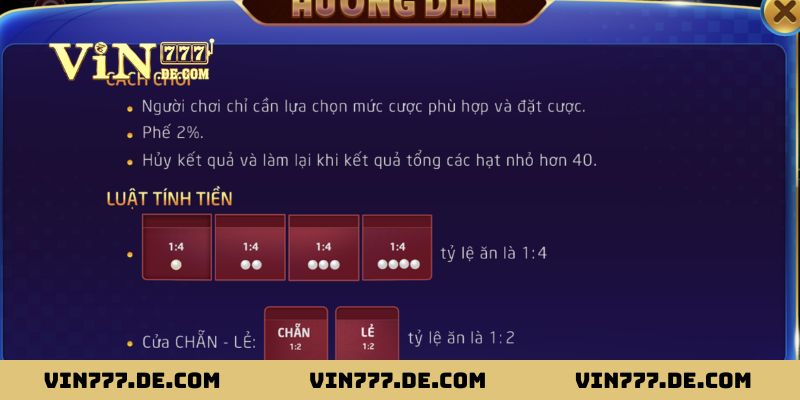 Cách Chơi Fantan Tại Vin777 – Hướng Dẫn Chi Tiết Cho Người Mới 2 Luật chơi Fantan cần nắm rõ nếu muốn thắng cược