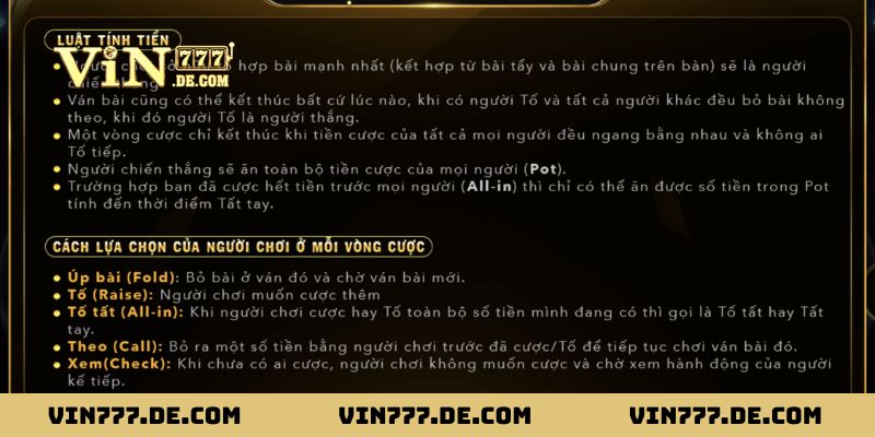 Poker Vin777 - Nắm Vững Thuật Ngữ, Cách Chơi Chuẩn 2025 3 Cách chơi Poker chuẩn nhất năm 2025 cập nhật
