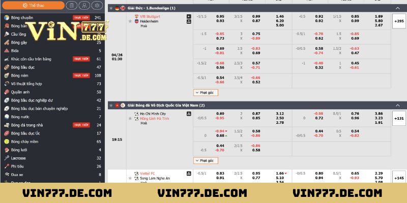 S-Sports – Sảnh Thể Thao Hấp Dẫn Hàng Đầu Tại Vin777 3 Khám phá ưu điểm nổi trội nhất của sảnh S-Sports Vin777