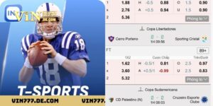 Sảnh T-Sports Tại Vin777 – Trải Nghiệm Cá Cược Thể Thao Cấp Tốc 1 T-Sports Tại Vin777