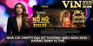 Nhà cái VIN777 đại sứ thương hiệu năm 2025 - Khẳng định vị thế 6 Nhà cái VIN777 đại sứ thương hiệu năm 2025